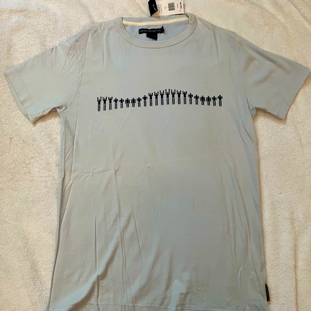 French Connection light blue Tee